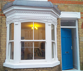 arched head bay window