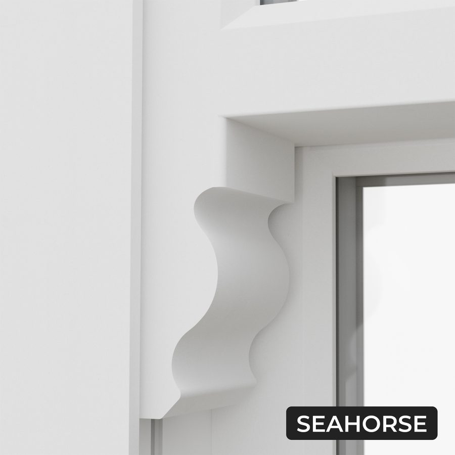 Seamless Seahorse Horn